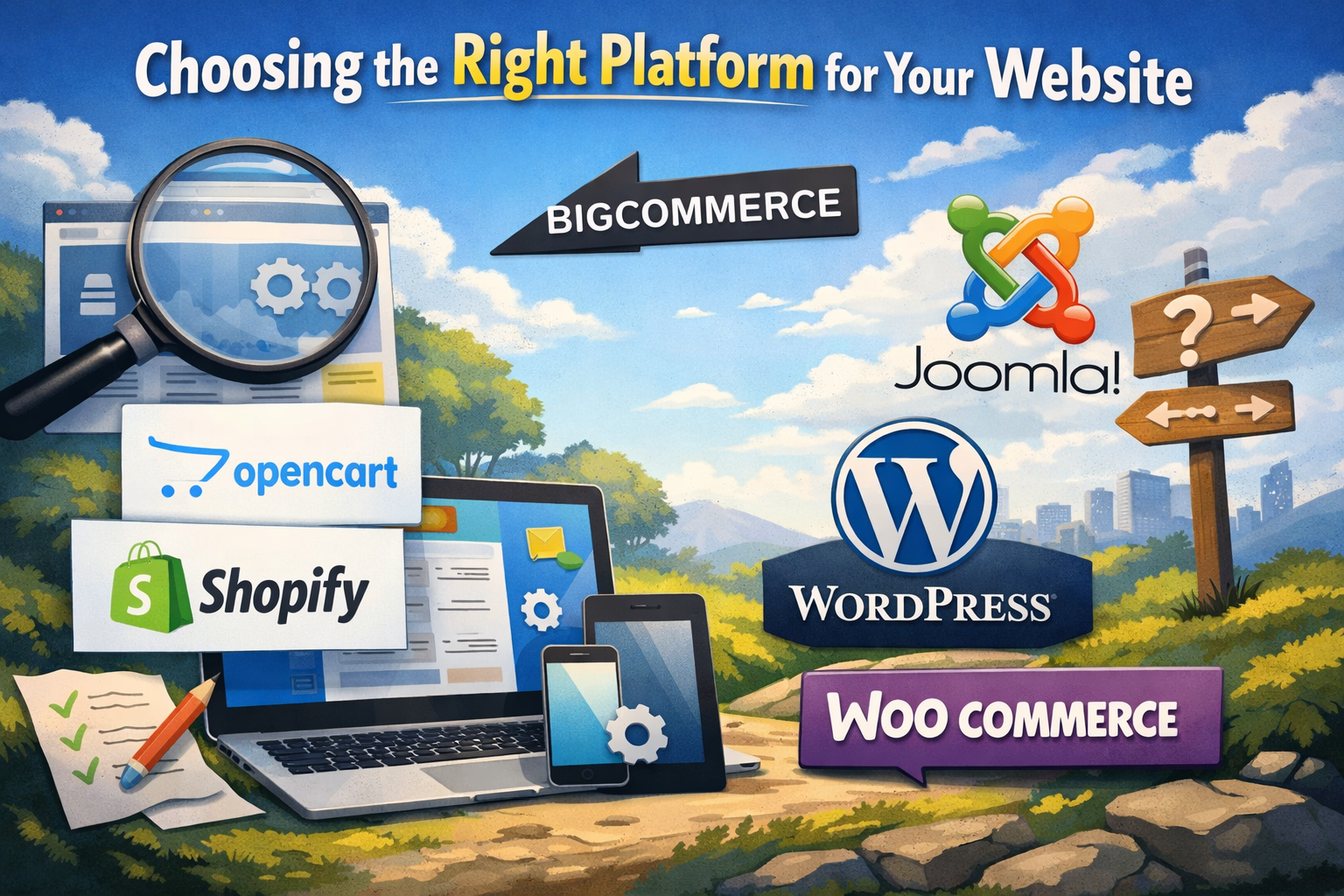 How to choose the right platform for your website